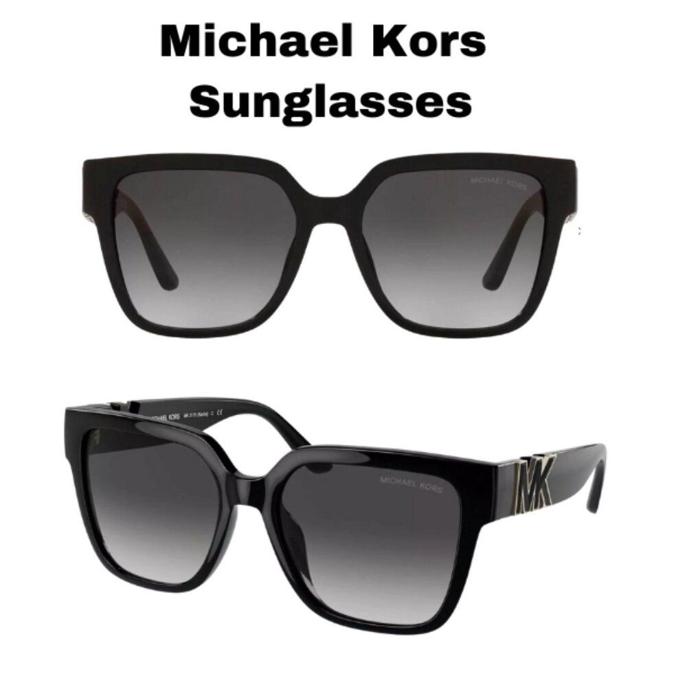New Michael Kors  Black/Dark Grey Gradient Women's Sunglasses